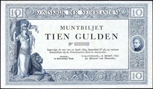 Netherlands, PL29.p1, P2p, 10 Gulden, 15 januari 1897, FRONT PROOF