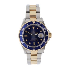 ROLEX, Submariner, Date, Ref. 16613, Automatic, 40 mm, Men's, 18k Yellow gold and stainless steel